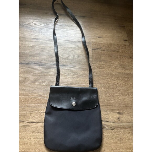 Longchamp Le Pliage Small BLACK Nylon Travel Crossbody bag - Picture 1 of 7